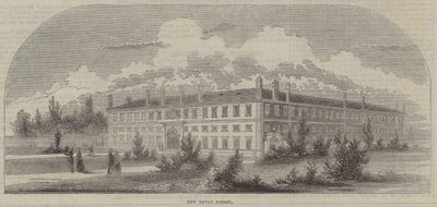 Royal Naval School, Deptford (metszet) alkotó: English School