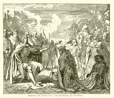 Habsburg Rudolf és Cseh Ottokár alkotó: English School