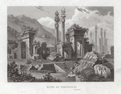 Ruinen von Persepolis von English School