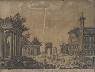 Róma romjai, 1780-as évek alkotó: English School