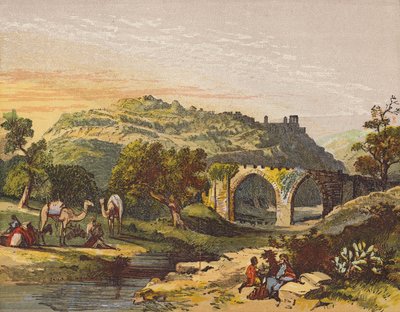 Samaria romjai (színes litográfia) alkotó: English School