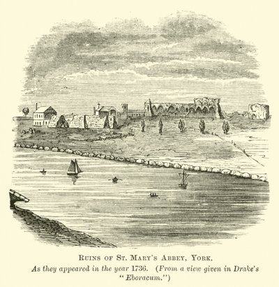 St Marys Abbey romjai, York alkotó: English School
