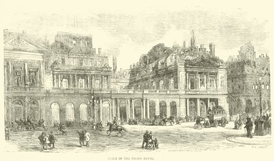 A Palais Royal romjai, 1871. május alkotó: English School