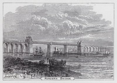 Runcorn híd (metszet) alkotó: English School