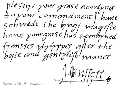 Russell (John, Bedford 1. E) alkotó: English School