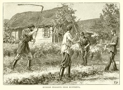 Orosz parasztok Kuntsevo mellett alkotó: English School