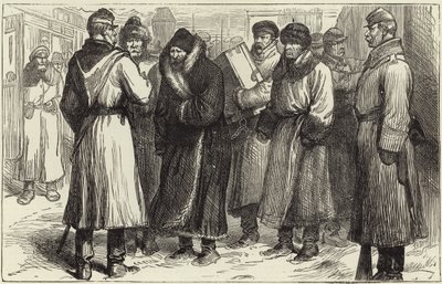 Orosz politikai foglyok egy vasútállomáson alkotó: English School