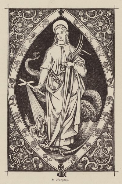 S Margit (metszet) alkotó: English School