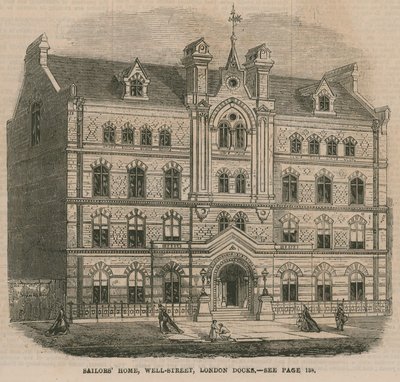 Sailors Home, Well Street, London Docks alkotó: English School