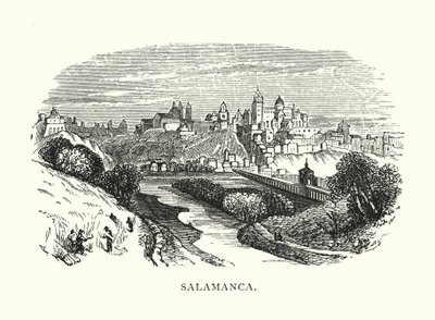 Salamanca (metszet) alkotó: English School