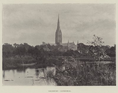 Salisbury katedrális (metszet) alkotó: English School