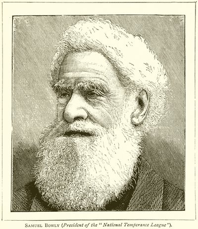 Samuel Bowly (a National Temperance League elnöke) alkotó: English School