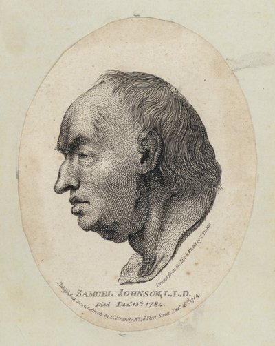 Samuel Johnson angol író és lexikográfus (rézkarc) alkotó: English School