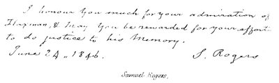 Samuel Rogers alkotó: English School