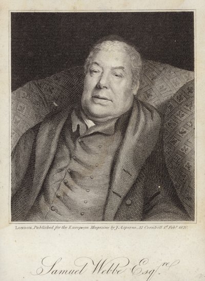 Samuel Webbe angol zeneszerző alkotó: English School