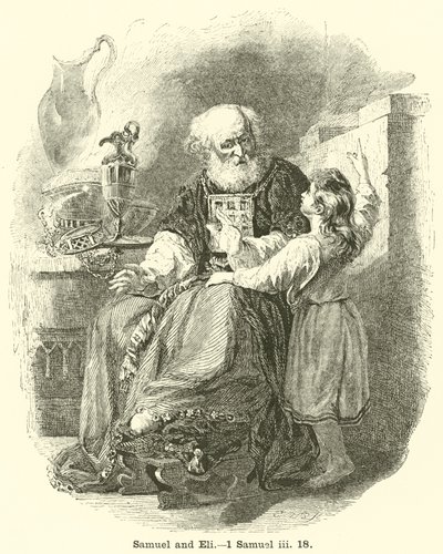 Sámuel és Éli, 1 Sámuel, iii, 18 alkotó: English School