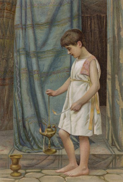 Sámuel a templomban alkotó: English School