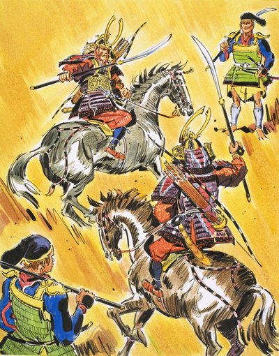 Szamuráj harcosok alkotó: English School