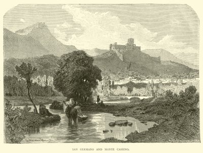 San Germano és Monte Cassino alkotó: English School