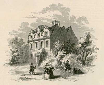 Sandford Manor House, Fulham, London, korábban Nell Gwynne lakóhelye alkotó: English School