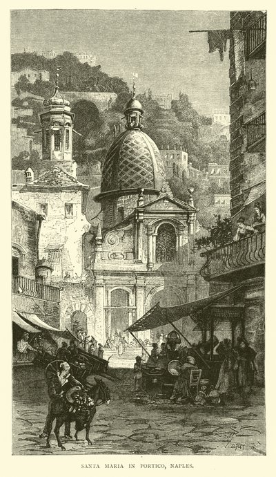 Santa Maria in Portico, Nápoly alkotó: English School