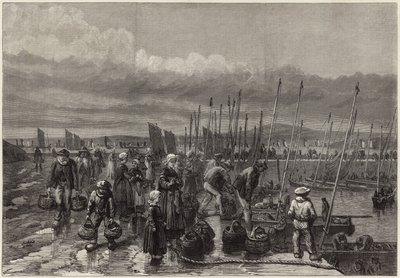 Szardínia halászata Bretagne partjainál alkotó: English School