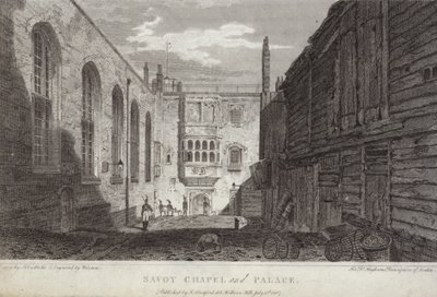 Savoyai kápolna és palota, London, 1807 alkotó: English School