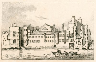 Savoy, London, ahogy jelenleg van, 1792 alkotó: English School