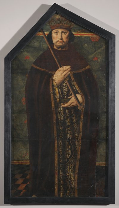 Saxon King, 1515 körül (olaj, tölgyfa panelek) alkotó: English School