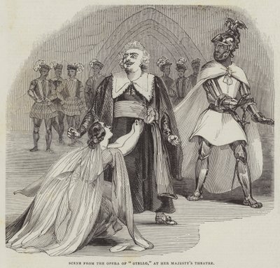 Jelenet az "Otello" operájából a Her Majesty