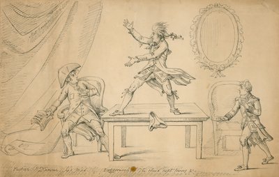 Jelenet Sylvester Daggerwoodból, George Coleman fiatalabbtól alkotó: English School