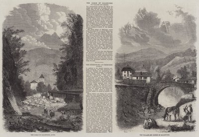 Jelenetek Sallenchesben (metszet) alkotó: English School