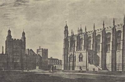 Iskolaudvar 1814-ben (mélynyomás) alkotó: English School