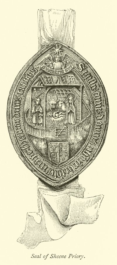 Sheene Priory pecsétje alkotó: English School