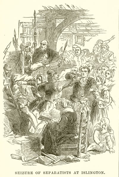Szeparatisták lefoglalása Islingtonban alkotó: English School