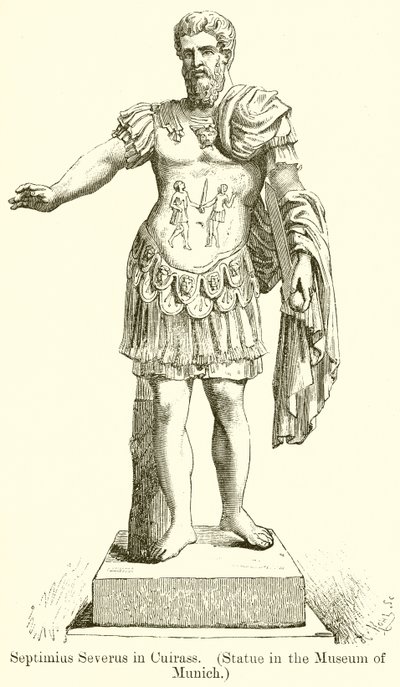 Septimius Perselus Cuirassban. (Szobor a müncheni múzeumban) alkotó: English School