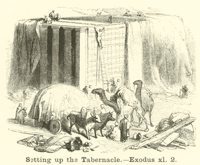 A Tabernákulum felállítása, Exodus, xl, 2 alkotó: English School
