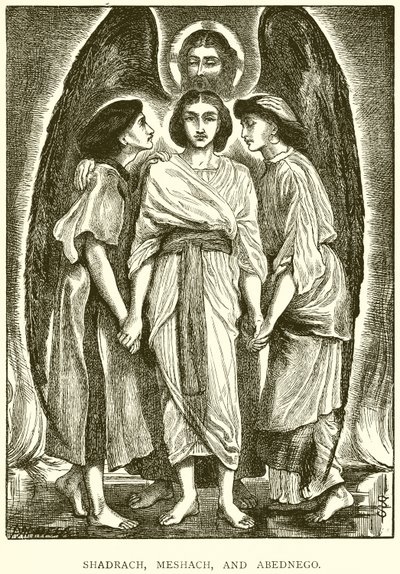 Sidrák, Mésák és Abednégó alkotó: English School