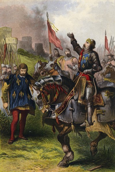 Shakespeare, Ötödik Henrik király, IV. felvonás, 7. jelenet alkotó: English School