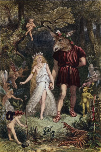 Shakespeare, Szentivánéji álom, IV. felvonás, 1. jelenet alkotó: English School