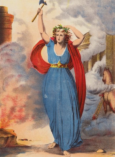 Shakespeare: Troilus és Cressida (chromolitho) alkotó: English School