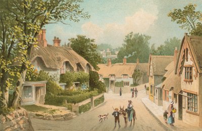 Shanklin Village – Wight-sziget alkotó: English School