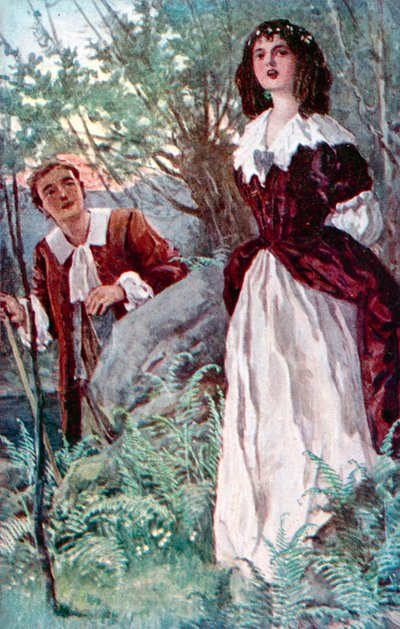 "Ő jött hozzám" (színes litográfia) alkotó: English School