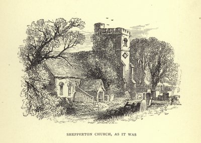 Shepperton Church, ahogy volt alkotó: English School