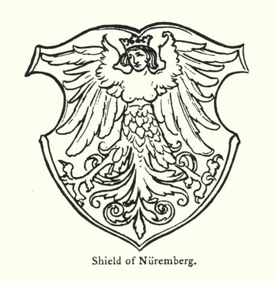 Nürnbergi pajzs (metszet) alkotó: English School