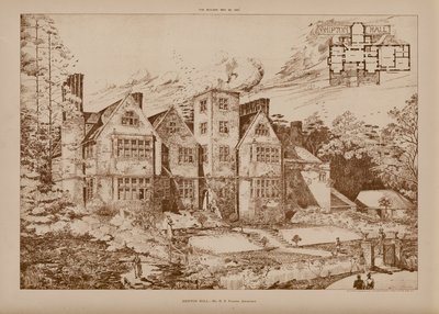 Shipton Hall (metszet) alkotó: English School