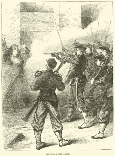 Petroleuse lövöldözés, 1871. máj alkotó: English School