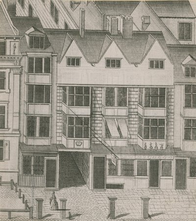 Az üzlet homlokzata Londonban alkotó: English School