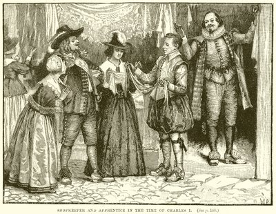 Boltos és tanonc I. Károly idejében alkotó: English School