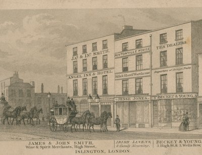 Üzletek Islingtonban, Londonban alkotó: English School